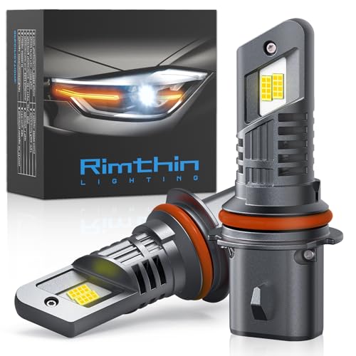 Image of rimthin 9004 Bulbs, HB1 Fog Lights Cool White Light Bulbs, 1:1 Mini Size (Pack of 2)