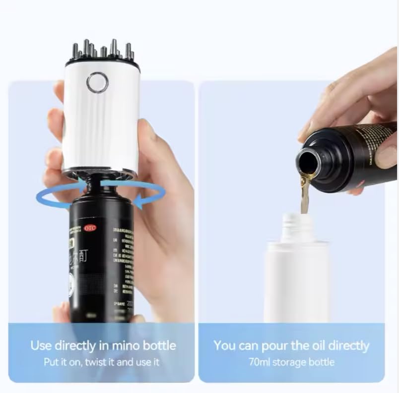 Amazon.com: Top Bella Scalp Massager Electric Hair Oil Applicator  Vibrating  Scalp Brush for Hair Care, Relaxation & Serum Application : Health &  Household