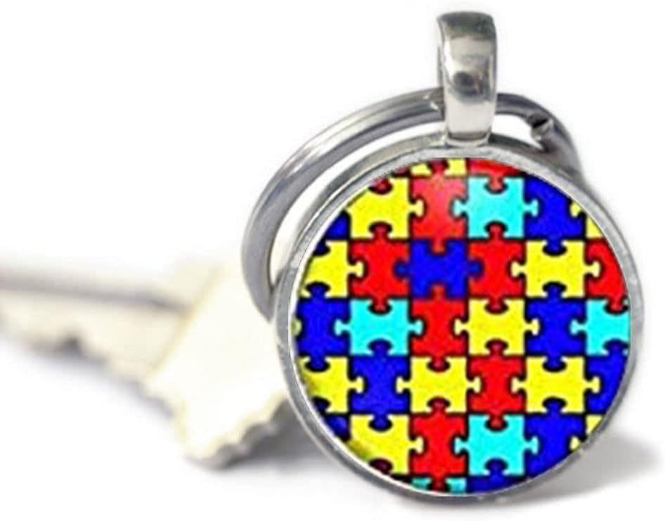 puzzle keychain