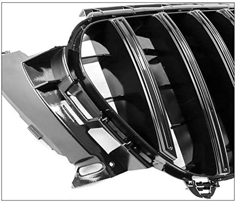 GT-R Style Front Upper Hood Grille Gloss Black Compatible with 2016-2018 E-Class W213