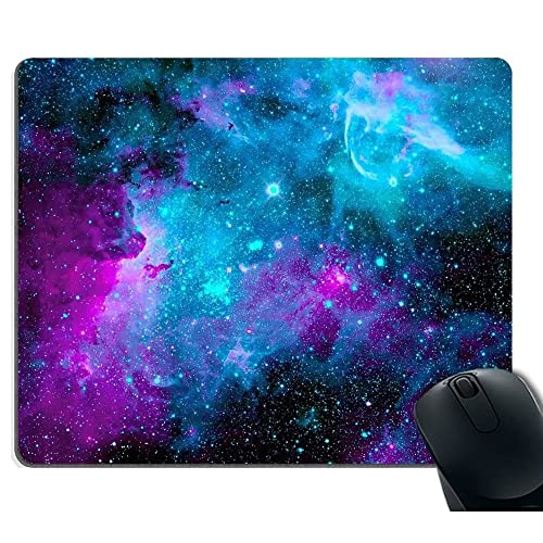 9 Inch x 7.5 Inch Mouse Pad The Story Between Cat And Space (Cute Cat)
