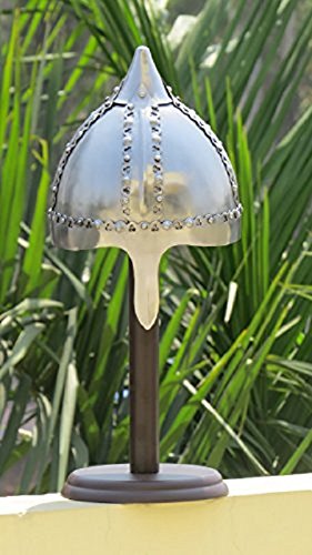 Medieval Norman Nasal Armor Helmet Silver