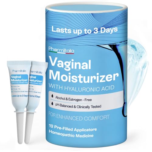 Image of Vaginal Moisturizer | Long-Lasting Gel Relieves Vaginal Dryness, Itching & Irritation | pH-Balanced Fragrance-Hormone Free | Hyaluronic Acid and Glycerin | Pre and Post Menopausal Care, 12 Applicators