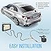 Pyle Universal Mount Front Rear Camera - Marine Grade Waterproof Built-in Distance Scale Lines Backup Parking/Reverse Assist Cam w/ Night Vision LED Lights 420 TVL Resolution & RCA Output PLCM37FRV