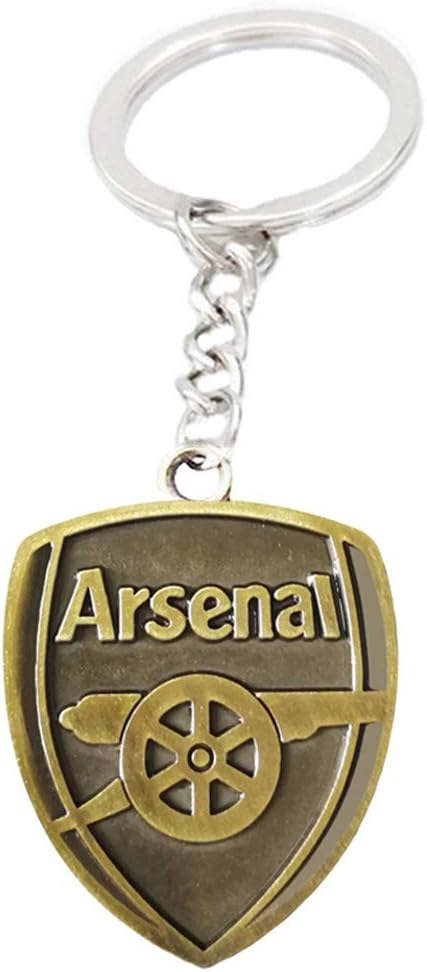 Football Club Keychain Classic Alloy Key Ring to Organize Keys for Men and Women
