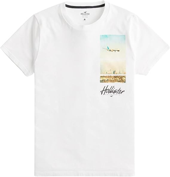 Amazon ホリスター ホリスター メンズ クラシックプリント ロゴグラフィック半袖tシャツ Hollister Print Logo Graphic Tee 並行輸入品 Tシャツ カットソー 通販