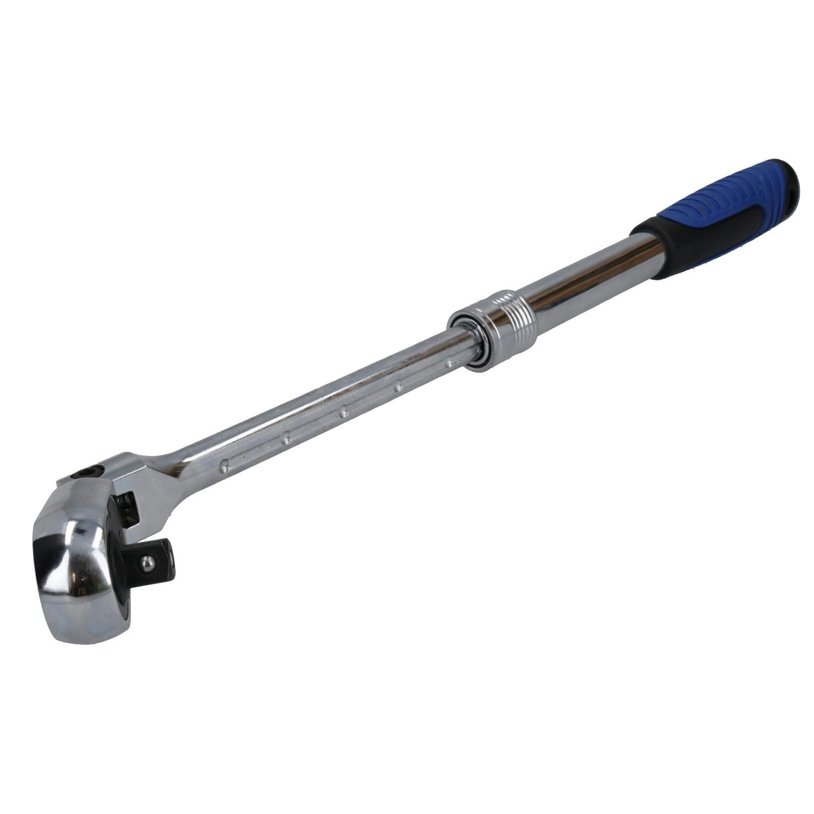 1/2" napęd teleskopowy Flexi Head grzechotka 72 zęby szybkie zwalnianie 350-490 mm