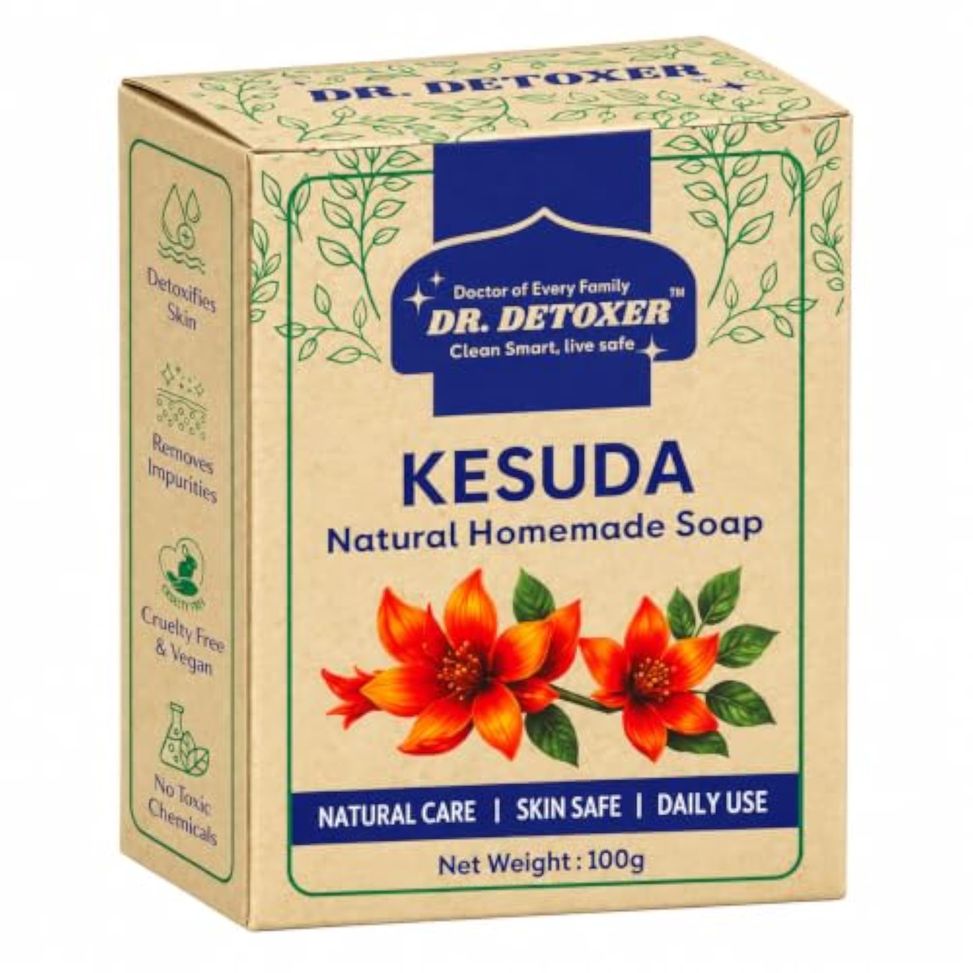 Natural Homemade Herbal Bath Soap Bar, Daily Use Cleansing for All