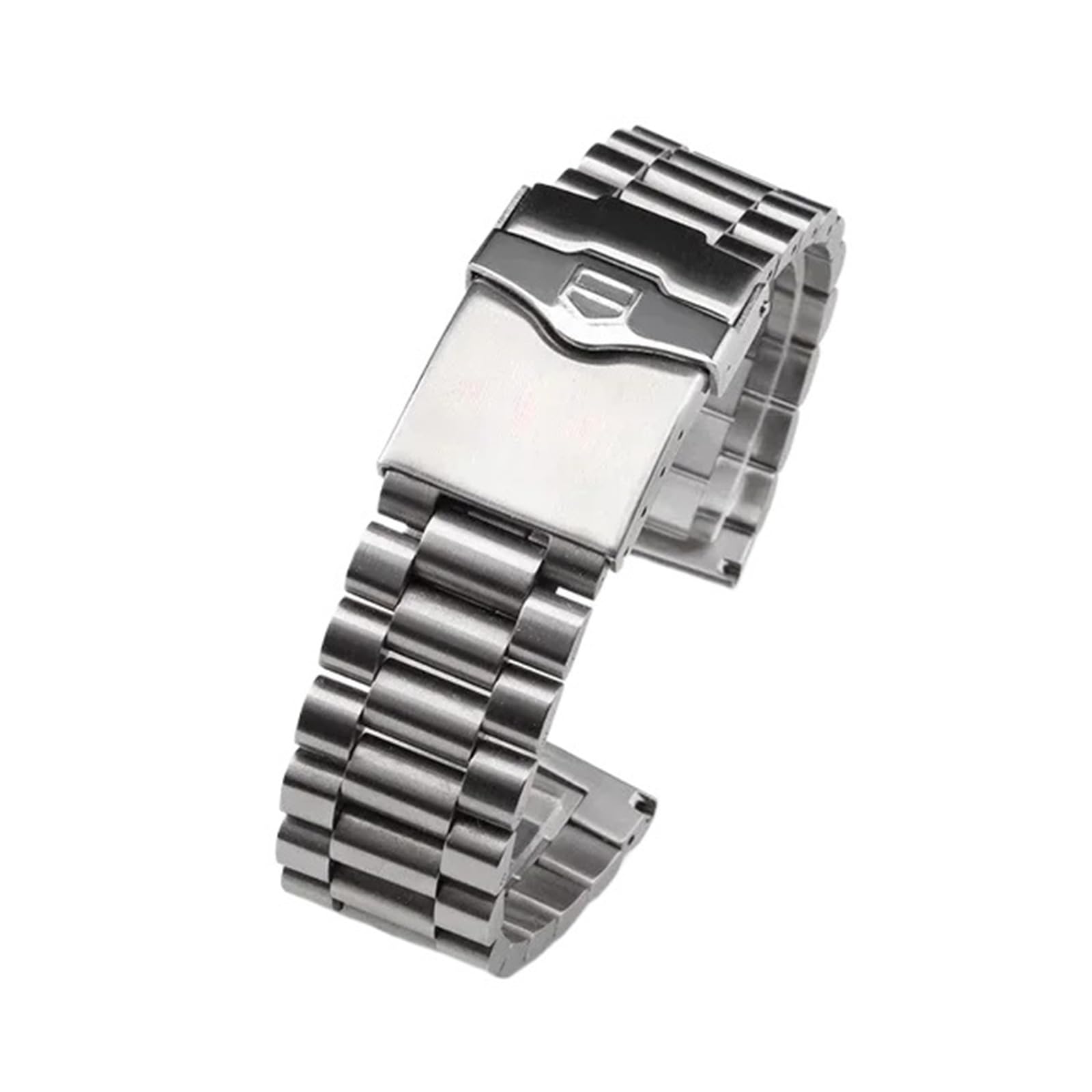 316L Stainless Steel Watch Accessories Band 22MM 20MM Silver Solid Links Bracelet Compatible With Tag Heuer Carrera F1 Men Straps