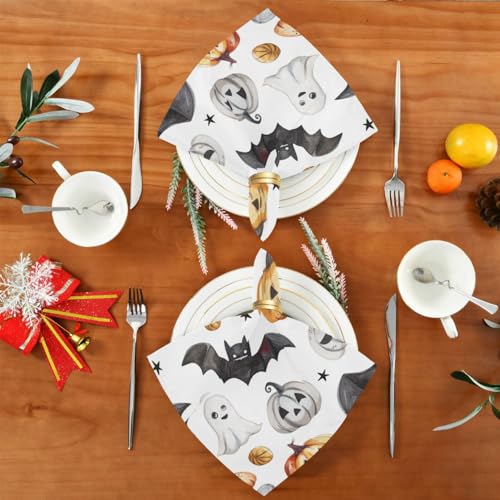 Servilletas de Tela Halloween Multicolor 20x20 in x6 miniatura 5