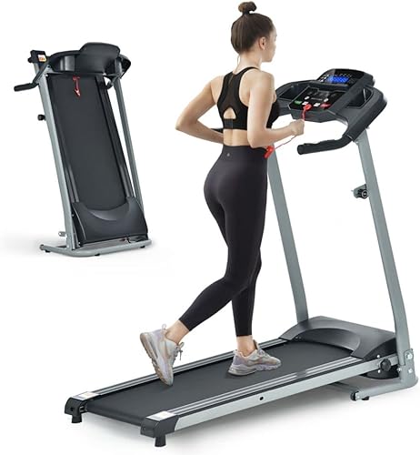 Cinta de correr plegable para el hogar con inclinación, caminadora plegable para entrenamiento en casa, caminadora plegable portátil de 2.5 HP con
