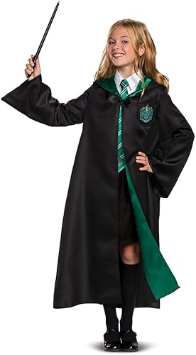 Miniatura 5 de Bata de Harry Potter, bata oficial de Hogwarts Wizarding World, accesorio de disfraz de lujo para niños