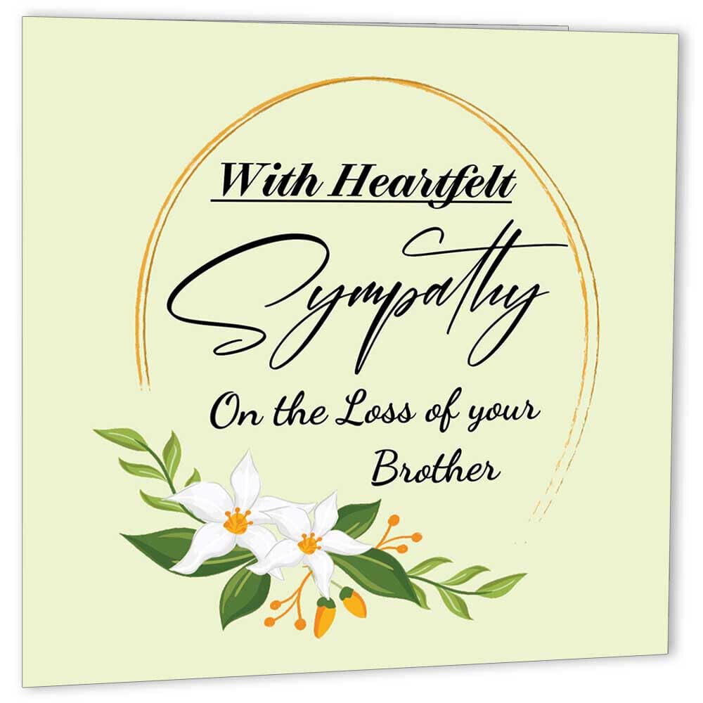 Jonny Javelin On The Sad Loss of Your Husband Sympathy Card
