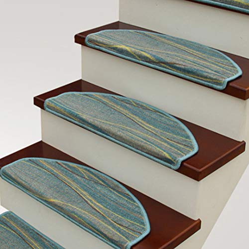 SF-ICZY Antideslizante de Escalera pisada, 3 Juegos Cada uno, para Antideslizante Bonitos Zapatos Antideslizante de la Alfombra,A,75cm*24cm Cover