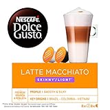 1 Packung Dolce Gusto Latte Macchiato Light mit 16 Kapseln für 8 Portionen