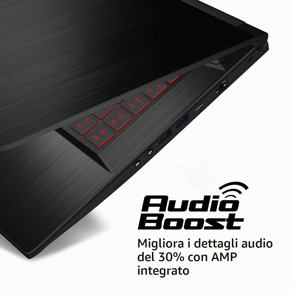 MSI GF63 Thin 9SC-614 15.6" Gaming Laptop, Intel Core i5-9300H, NVIDIA GTX 1650, 8GB, 512GB NVMe SSD, Win10