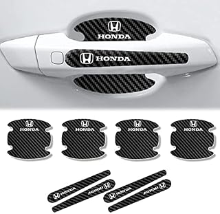 4 Sets Car Door Handle Recess Paint Protective Film Compatible with Mercedes A C E S GLK CLA GLA GLC GLE CLS SLK AMG,Carbon Fiber Car Door Handle Recesses Car Stickers with Logo,Car Exterior Accessory