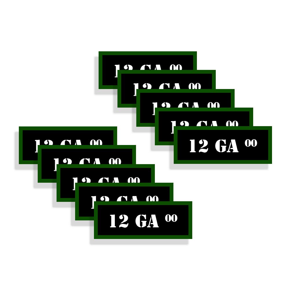 Buy Ammo Can Labels 12 GA 00 Ammunition Decals for 12 Gauge 00 Ammo