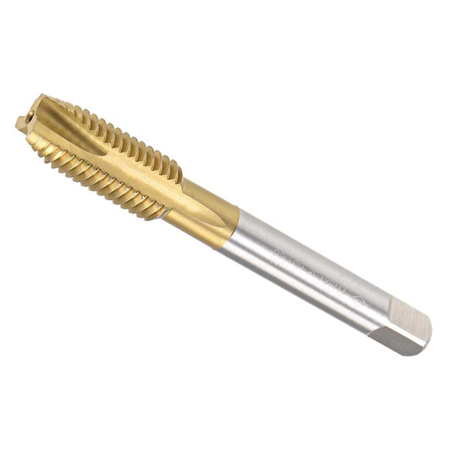MACHSWON Spiral Point Plug Threading Tap for Through-Hole Threads H2 3 Flutes High Speed Steel Metric Screw Taps Spiral Point Tap M12 x 1.75 mm 1PCS