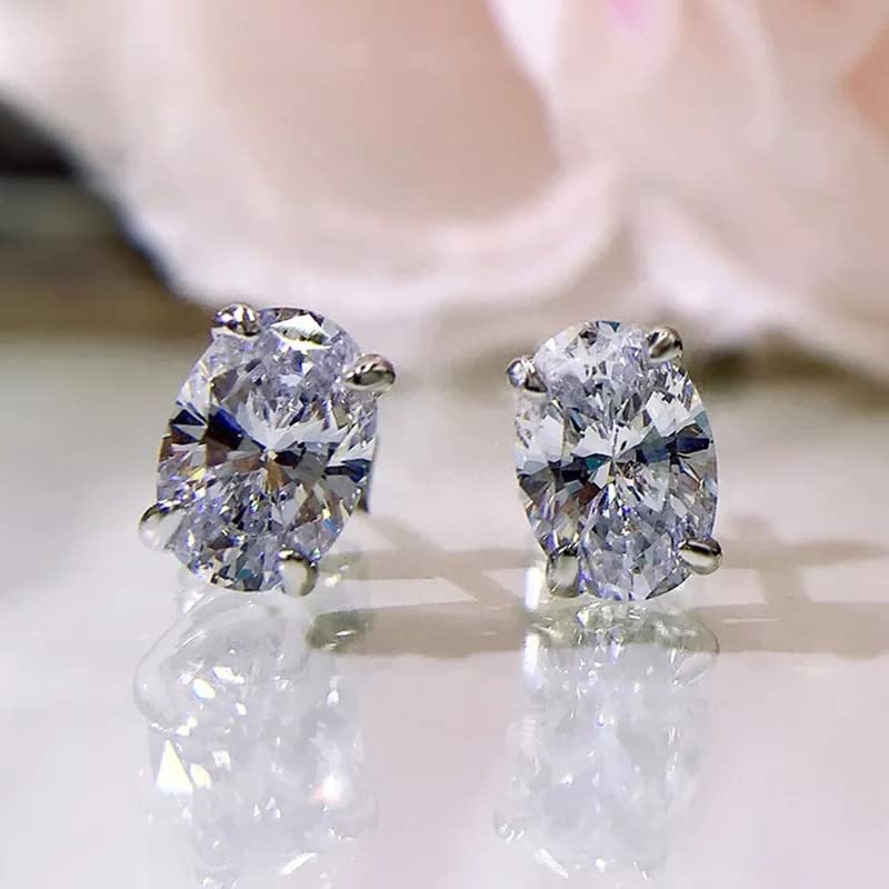 Bijoux de mariage LAMGUL boucles d'oreilles moissanite cadeau idéal - 3