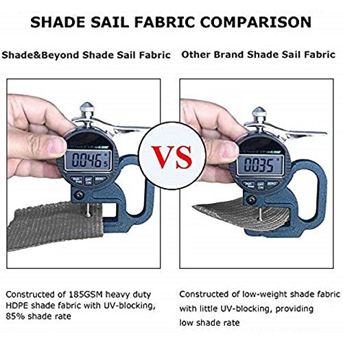 Shade&Beyond Sun Shade Sail 8' X 8' X 8' Triangle Sail Shade Canopy For Patio Uv Block For Outdoor Facility And Activities Dark Grey #TOP3
