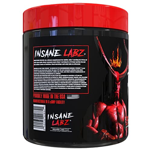 Image of Insane Labz Hellboy Bundle, Psychotic Hellboy Pre Workout and Insane Amino BCAA, Increase Muscle Mass, Strength, Focus and Recovery Time, Blue Raspberry