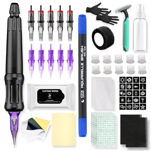 Cartridge Poke Stick Kit for Tattoo – Hand Poke Cartridge Kit Alloy, Stick Poke Kit for...
