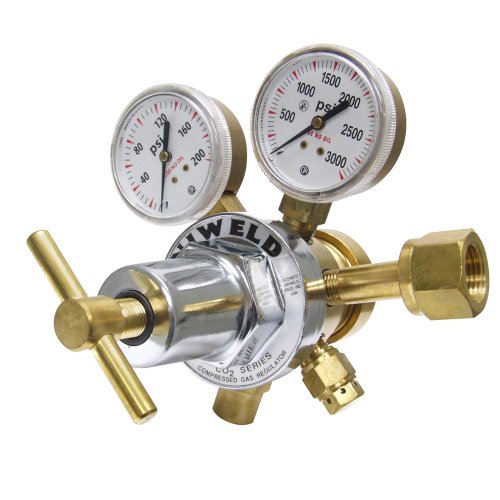 Uniweld RHT8013 Medium/Heavy Duty Two Stage CO2 Regulator with CGA320 Inlet