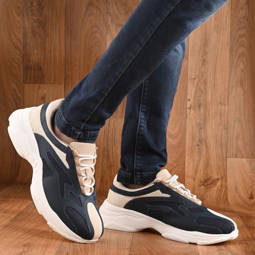 Image of Cruiser Chunky Sneaker for Men | Bold & Trendy Design | Lightweight & Comfortable with Cushioned Insole | Men's Chunky Sneakers with Attitude |Perfect for Streetwear & Casual Outfits (Flare)