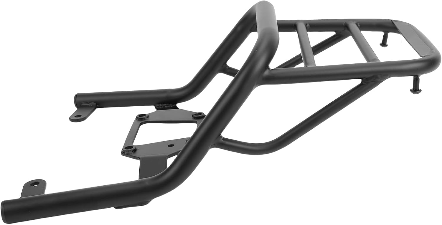 Rear Luggage Rack Cargo Carrier Heavy Duty Bracket for Z900RS 2018-2024 with Matte Black Finish Easy Installation