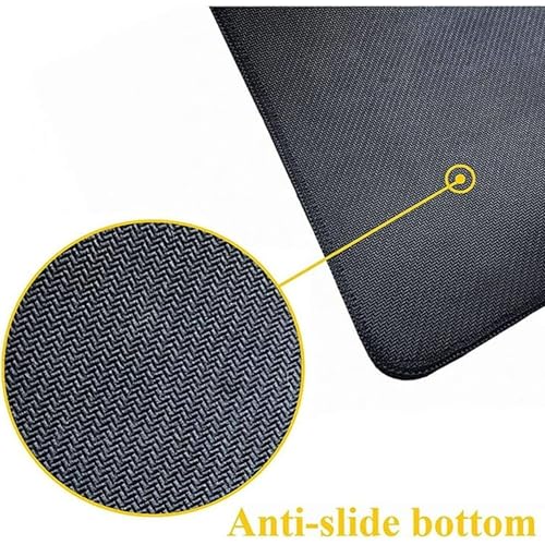 Image of Printed Gaming Mousepad - Premium Stitched Edges, Smooth Surface,Size 11x23 inches, Non-Slip Rubber Base - Ideal for Office & Gaming Setup (red Sun)