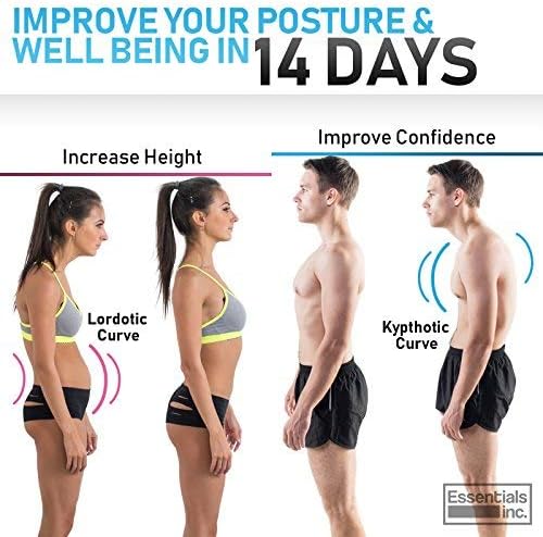 Posture Corrector for Women & Men – Back Brace & Shoulder Support Trainer for Pain Relief & Improve Bad Slouching Problems - Fully Adjustable Clavicle Medical Belt Straightener (Large)