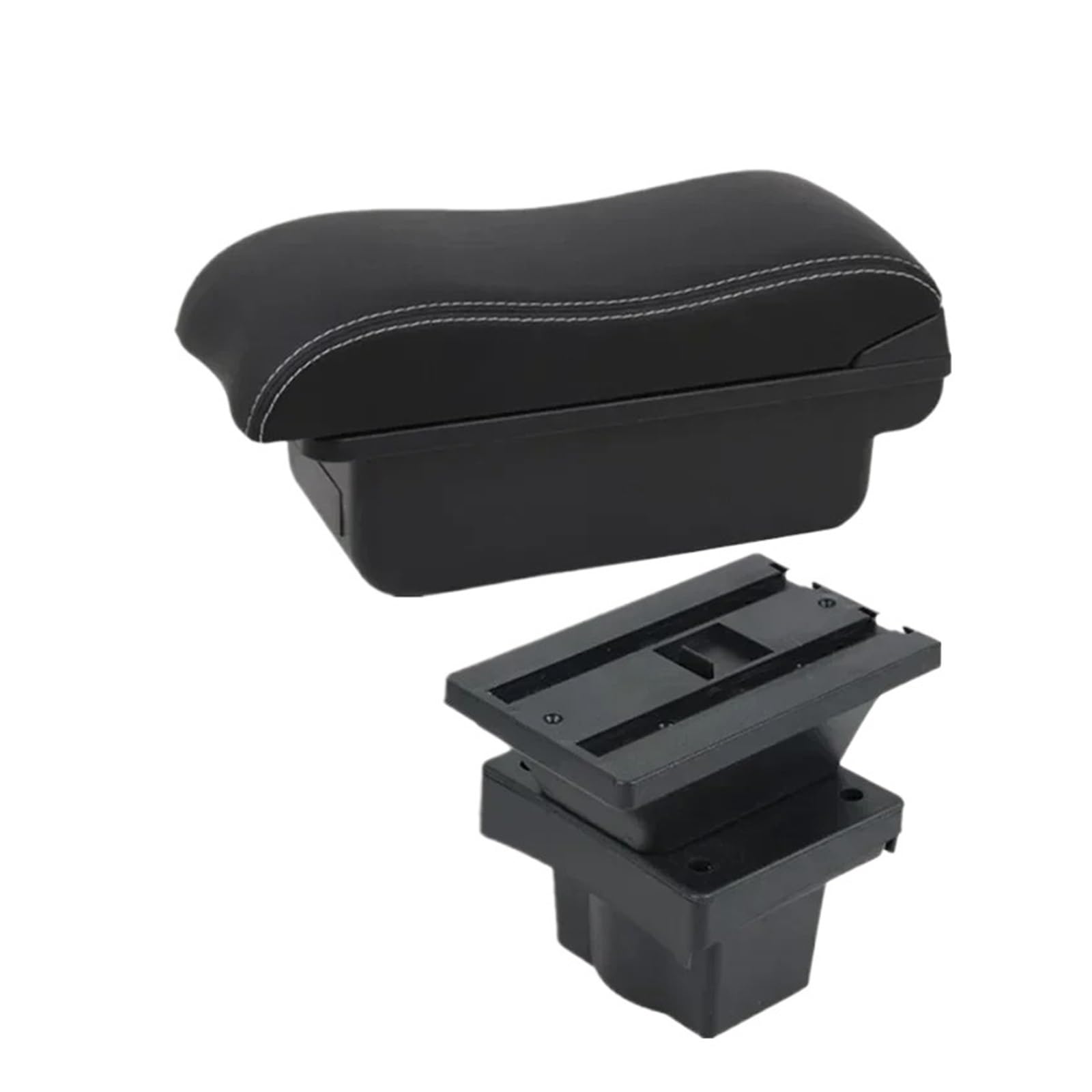 Umdjju A2 White Line No Usb For Skoda For Octavia For Yeti Mk2 2005-2012 Car Armrest Storage Box Interior Dedicated Retrofit Accessories Car Centre Console Armrest Box(A2 White Line No Usb)