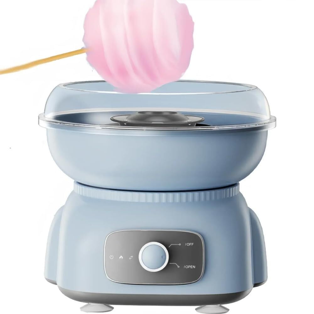 Household DIY Cotton Candy Machine, Small Retro Vintage Candy Machine, Electric Automatic Support Various Sugar Sources,Three Second Production