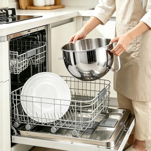 Tazón de acero inoxidable 6 cuartos para KitchenAid miniatura 7