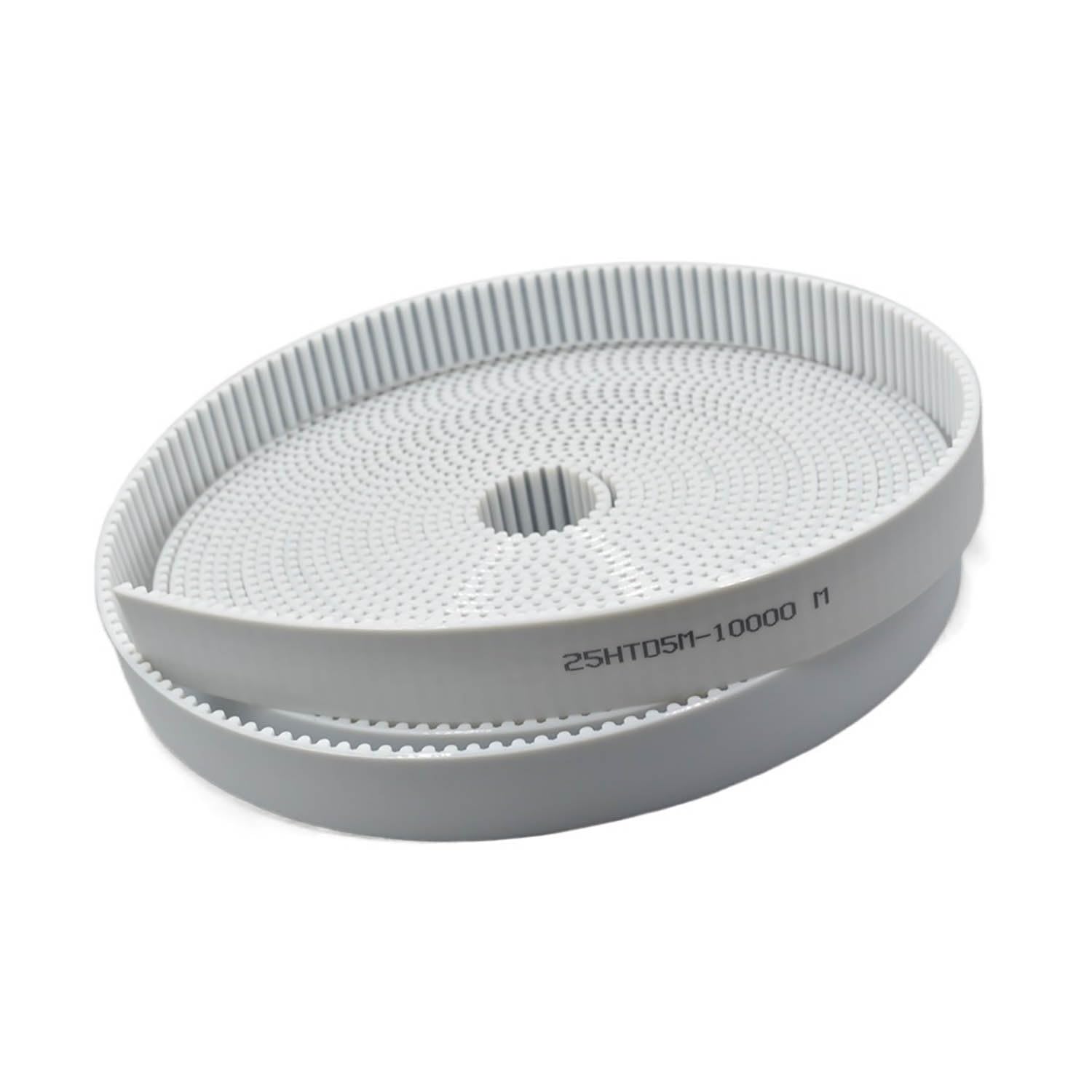 Pangyoo Open Ended Synchronous Belt HTD 5M Open Timing Belt Arc Tooth PU White Width 10/15/20/25/30/50mm Polyurethane Steel 5M-20mm HTD5M Synchronous