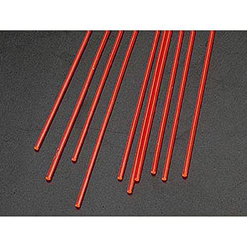 Plastruct FARR-2H Fluor Red Rod1/16 10 PLS90271 Plastic Building Supplies