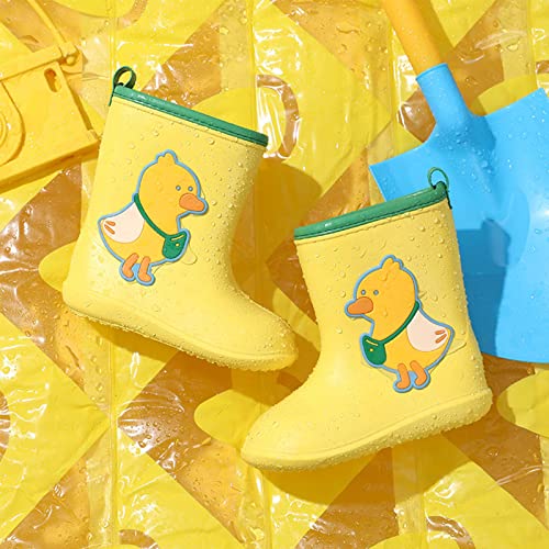 Meidiastra Toddler Kids Boys Girls Rain Boots Rubber Non Slip Rain Shoes3