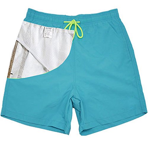 Gopune Mens Quick Dry Beach Short Swim Trunks with Mesh Lining3