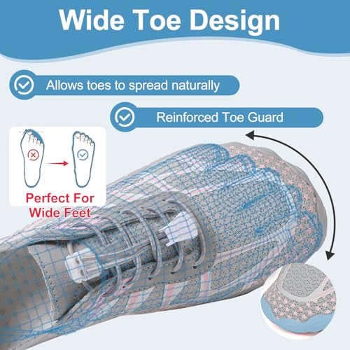Barefoot Shoes Womens Mens Minimalist Breathable Non-Slip Wide Toe Quick Dry Water Hiking Walking Shoes Athletic Footwear4