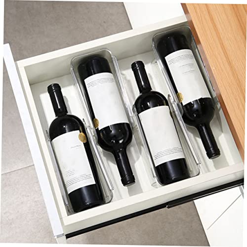 Soporte transparente para 4 botellas de vino SECFOU miniatura 6