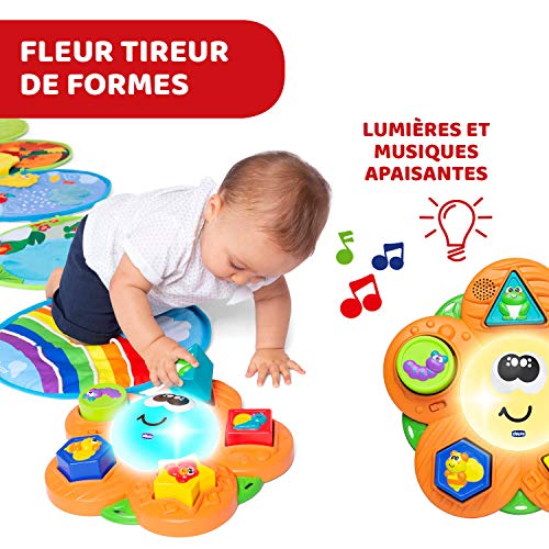 Chicco Marelle de la Jungle Tapis de Jeu Musical pour Bébés et Enfants Jouet Electronique et Interactif avec Sons et Lumières Jeu de la Marelle 2 Modes de Jeu 150 cm Jouet Enfant de 2 à - vue 5