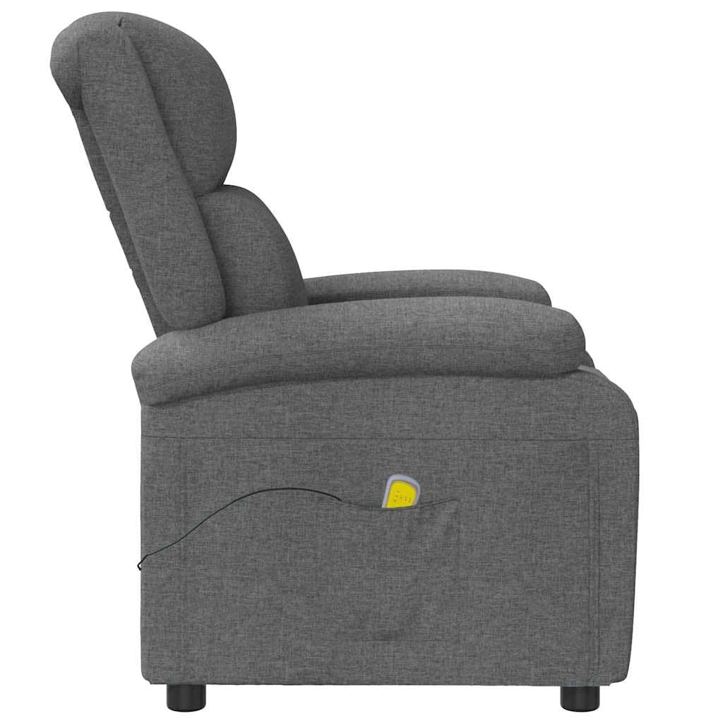Sillon Relax Reclinable Electrico Sillón de Masaje de Tela Color Oscuro