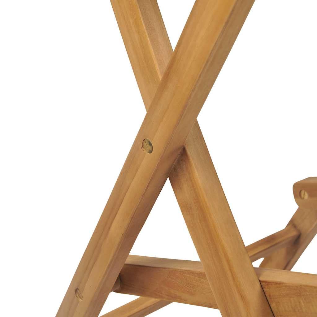 vidaXL 2x Sgabelli da Esterni Sedie da Giardino Seggiole Bar Arredi da Esterni Robusto Sedie da Pranzo Patio Terrazzo Arredamento Legno di Teak