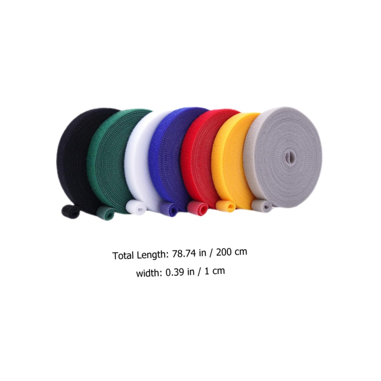 VANZACK 5 Series Correas De Plantas Cable Sujetar Negro Amarre De Alambre De Planta Mini Lazos De Alambre Lazos De Nailon para Jardín Lazos De Jardín para Los Árboles Nylon 7 Piezas X 5