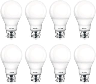 LED 538322 LED Dimmable A19 Soft White Light Bulb with Warm Glow Effect:...