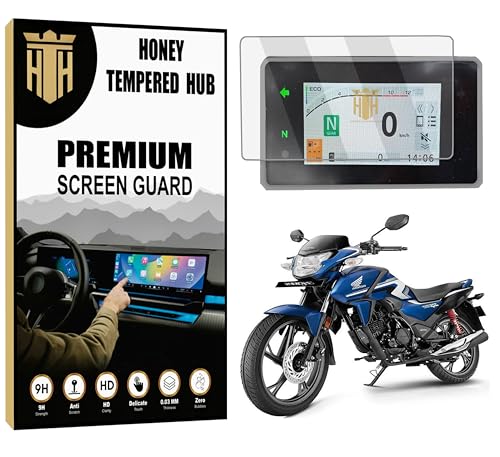 Image of Digital Meter Screen Guard For NEW HONDA SP 125 Bike (2025-2026) / 9H TFT Instrument Cluster Guard | HD Clarity /NEW SP125 Display Speedometer Console Accessory [Not Tempered Glass]