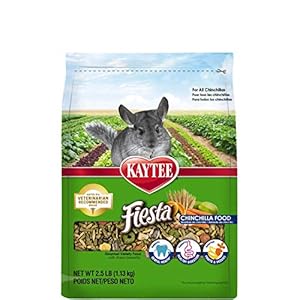 Kaytee Fiesta Pet Chinchilla Food, 2.5 Pound