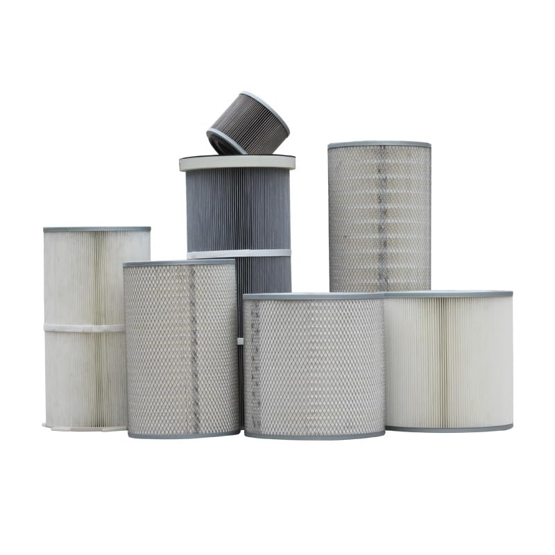 OEM Custom Industrial Pulse Jet Cleaning Dedicated Polyester Pleated Air Filter Cartridge for Welding Fumes