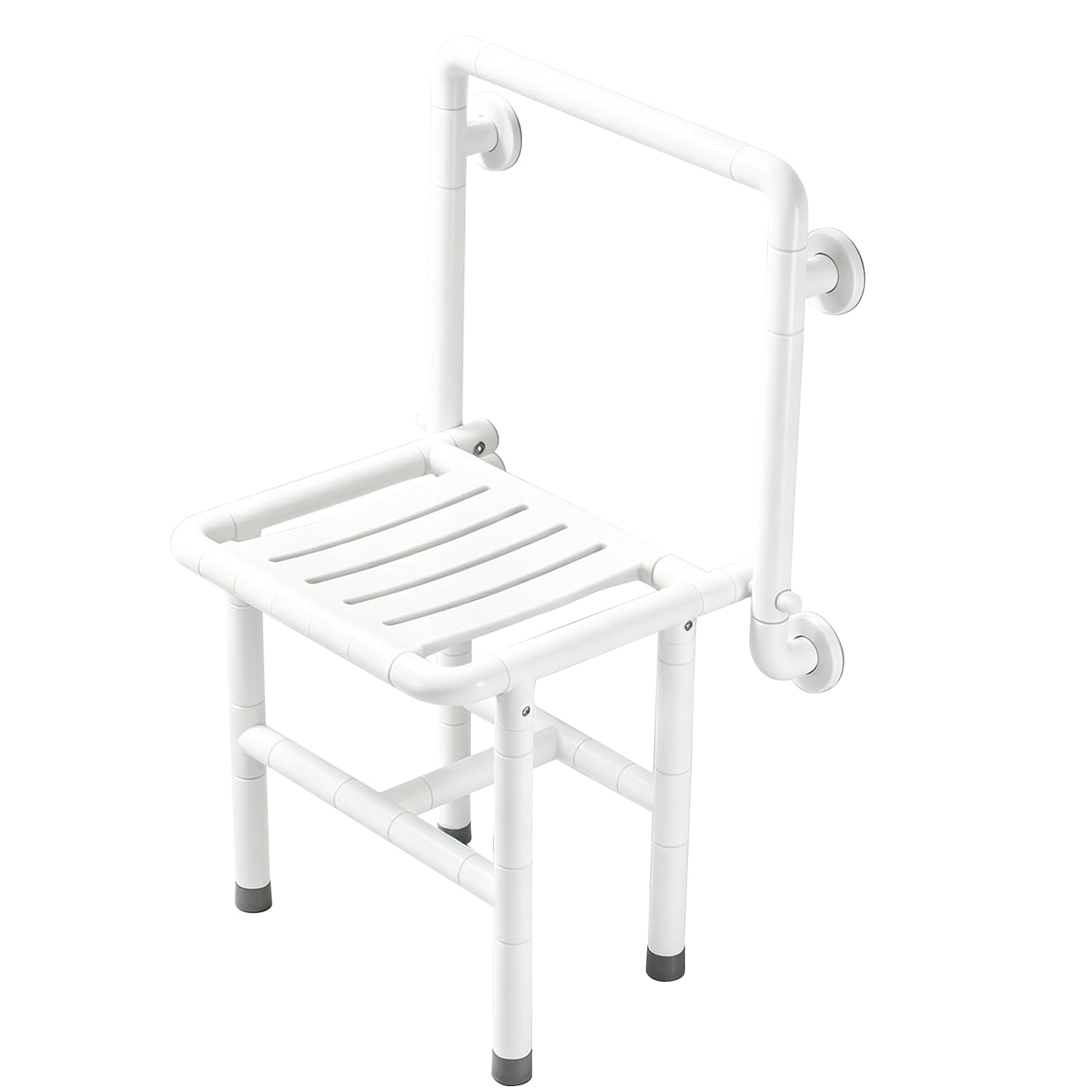 XQKXHZ Wall Mounted Folding Shower Chair for Seniors & Disabled